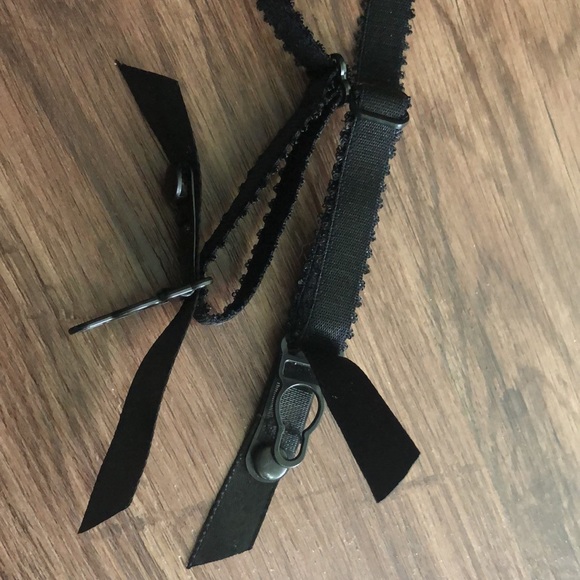 Y2K VS Victoria’s Secret Black Lace Garter Belt Adjustable Size Large L 1089 - Picture 9 of 12